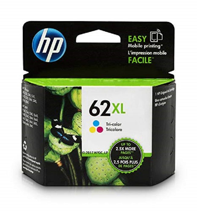 HP 62XL Tri-colo Ink Cartridge, C2P07AN