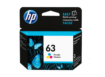 HP 63 (F6U61AN) Standard Color Ink Cartridge – 165 Pages