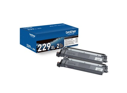 Brother TN229XL2PK High-yield Black Toner Cartridges – 2 Pack – 3,000 Pages Each