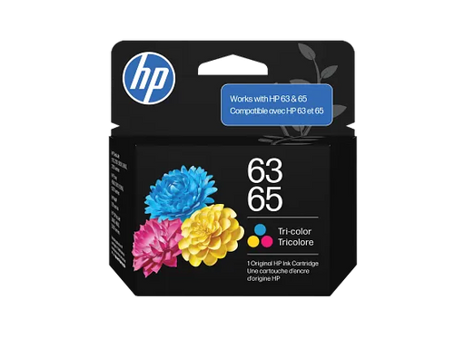 Genuine HP 63/65 Tri-Color Original Ink Cartridge B7RT2AN