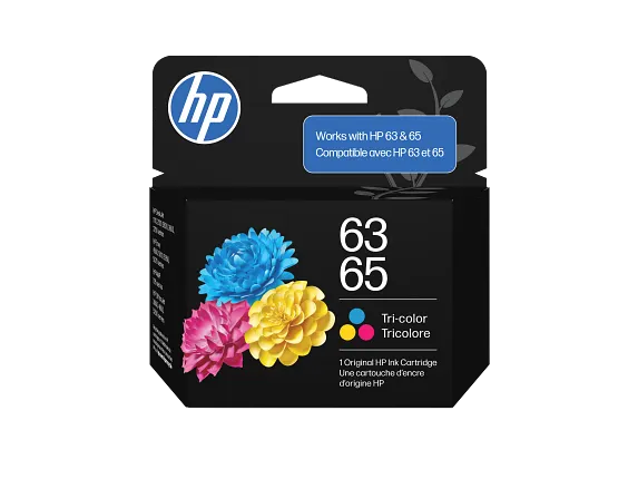 Genuine HP 63/65 Tri-Color Original Ink Cartridge B7RT2AN