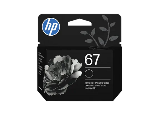 Genuine HP 67 Black Original Ink Cartridge