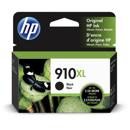 HP 910XL Black High Yield Ink Cartridge (3YL65AN#140), print up to 825 pages