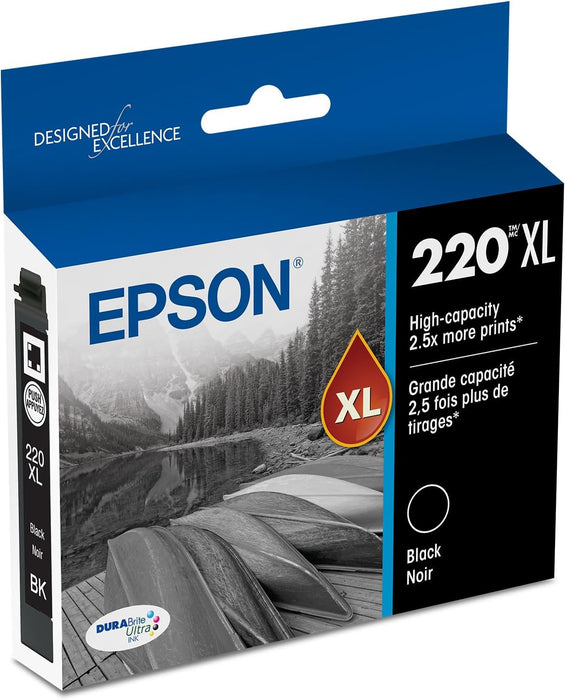 EPSON WORKFORCE 2630 High Yield black ink Cartridge, T220XL120-S