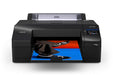 Epson SureColor P5370 printer front view with print output