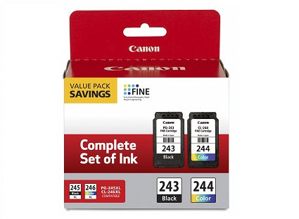 Canon PG-243 / CL-244 Ink Cartridge – Black/Color – MULTI PK, 1287C006