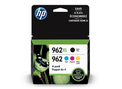 HP 962XL-962 High Yield Black And Standard Color Ink Cartridges, 4 PK, 3JB34AN
