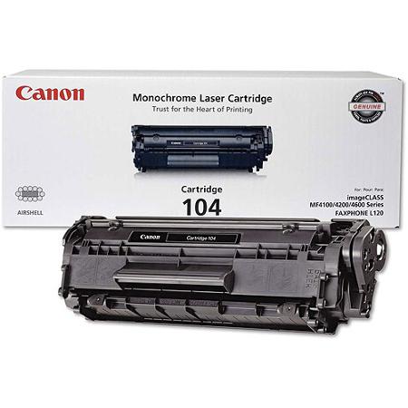 Canon 104 (0263B001A) OEM Black Toner Cartridge