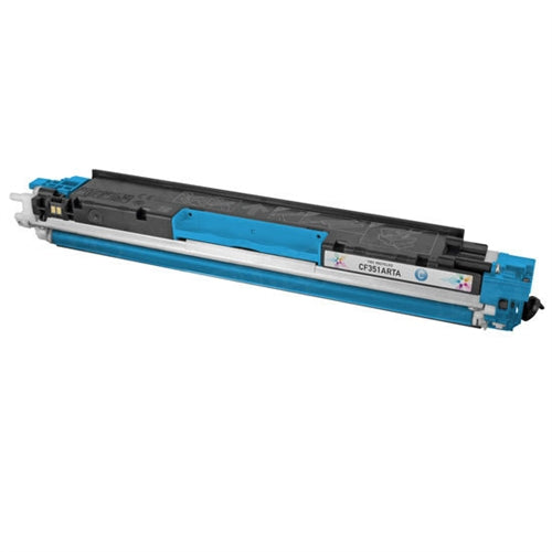 Remanufactured Toner Cartridge for HP 130A Cyan, 1,000* Page Yield (CF351A)