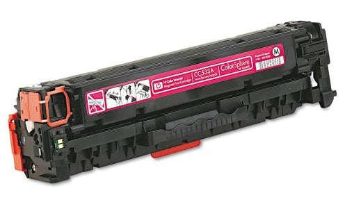 Compatible Toner Cartridge for HP 304A Magenta, 2,800 Page Yield (CC533A)