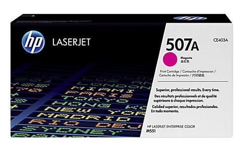 HP 507A Magenta  Toner Cartridge, CE403A (6,000 Pages)