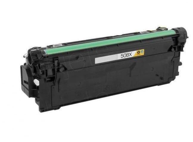 Compatible Toner Cartridge for HP 508X High Yield Yellow, 9,500 Page Yield (CF362X)