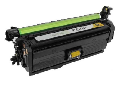 Remanufactured Toner Cartridge for HP 654A Yellow, 15,000* Page Yield (CF332A)