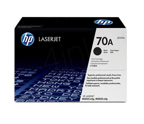 HP 70A Black Original Toner Cartridge in Retail Packaging, Q7570A (15,000 Pages)