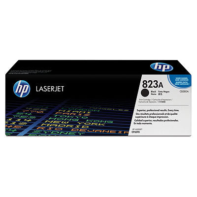 HP 823A Black Original Toner Cartridge in Retail Packaging, CB380A (16,500 Pages)
