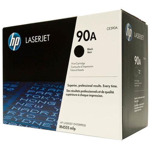 New Genuine HP 90A Black Toner Cartridge, CE390A (10,000 Pages)