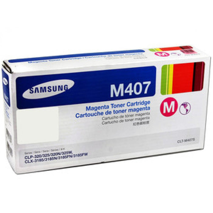New Genuine Samsung CLT-M407S Magenta Toner Cartridge