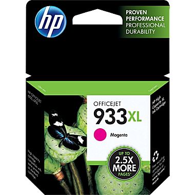 HP 933XL Magenta Ink Cartridge (CN055AN), High Yield