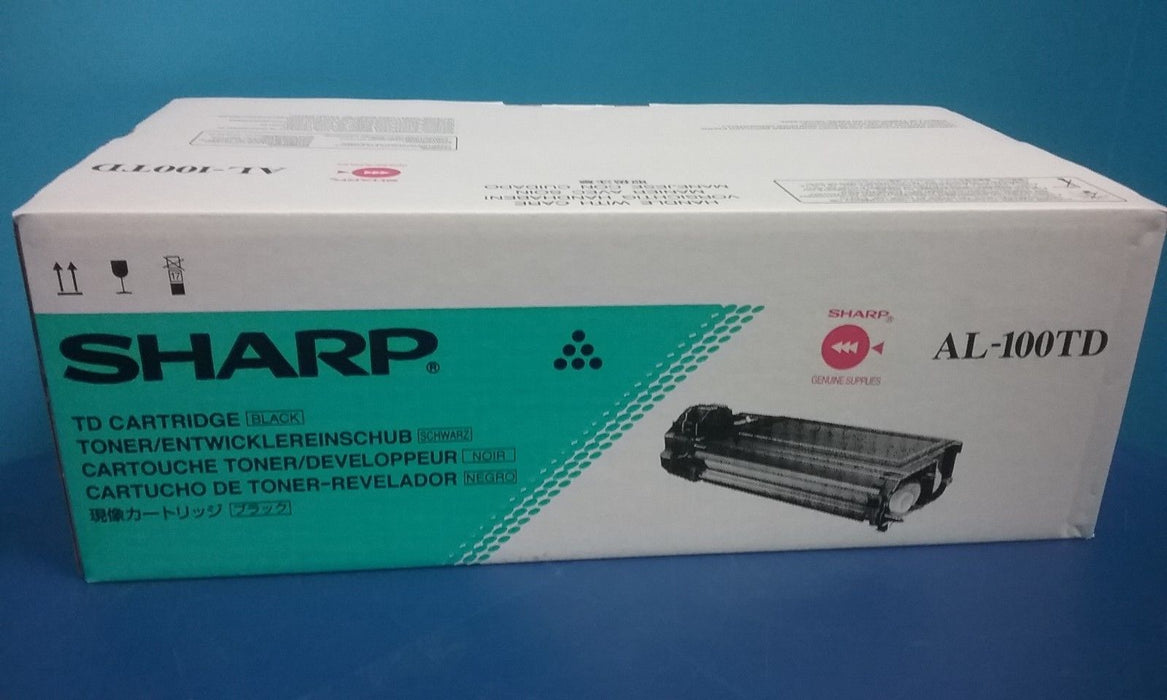 Sharp AL-100TD Black Toner-Developer Cartridge , 6K Yield